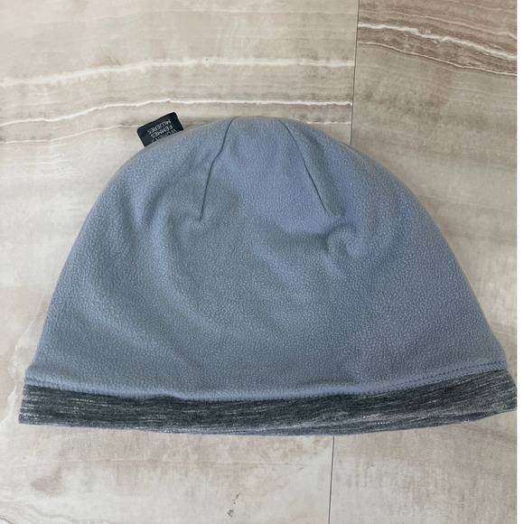 Under Armour Storm Winter Beanie Skull Cap Hat Lined Gray Logo Pink Womens OS - Picture 3 of 6